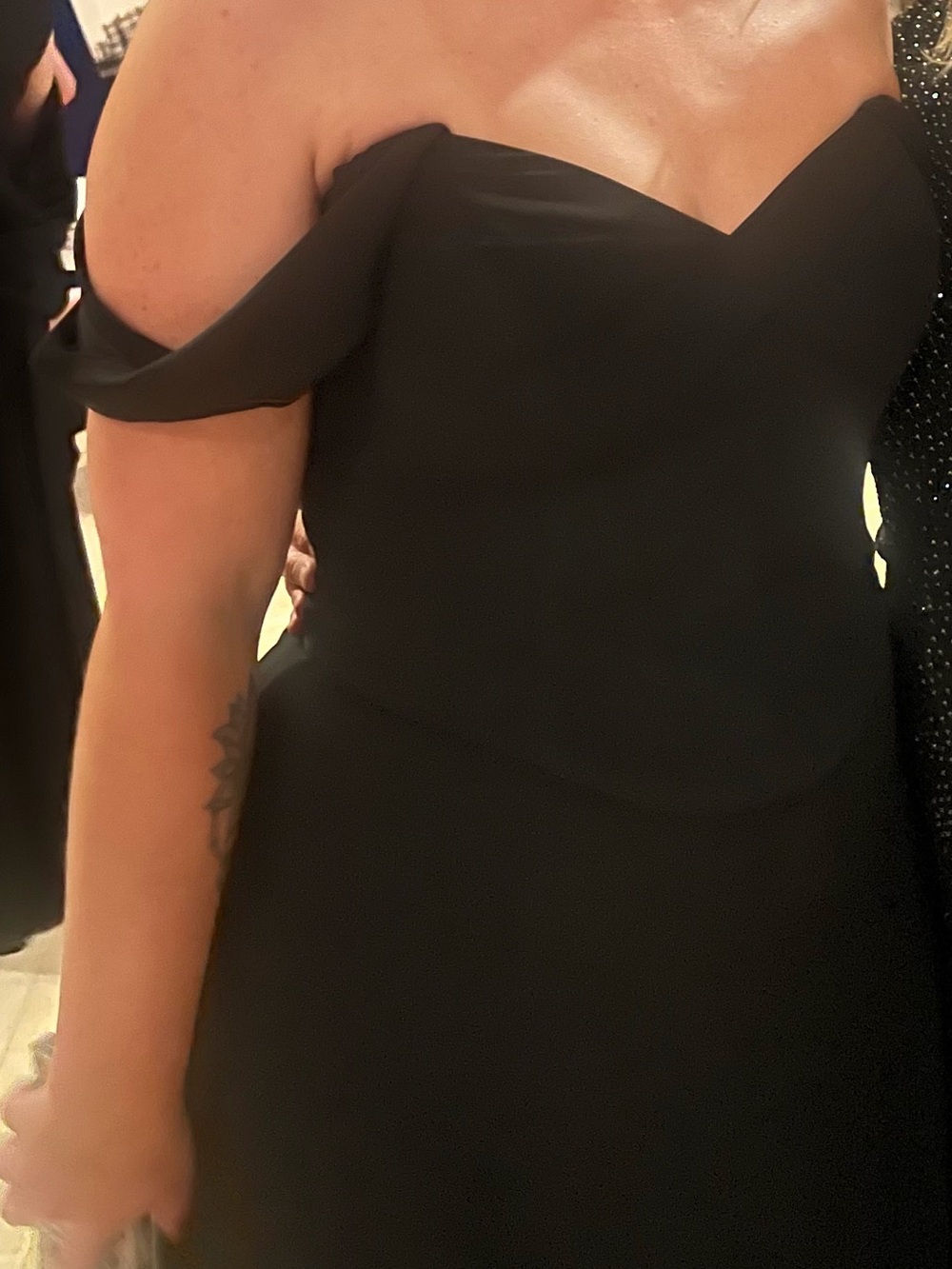 Christina Wu Black Maxi Dress